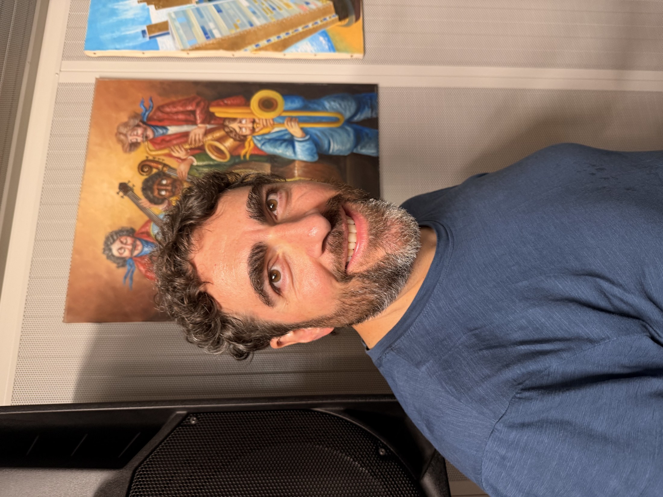 facce da prova — backstage Electric Blue Experience — foto 1